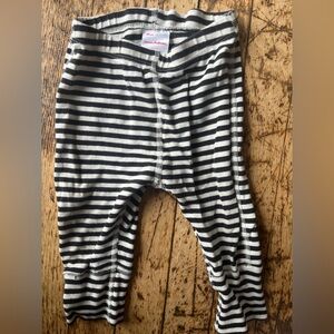 Hanna Andersson Black and White Striped Shorts
